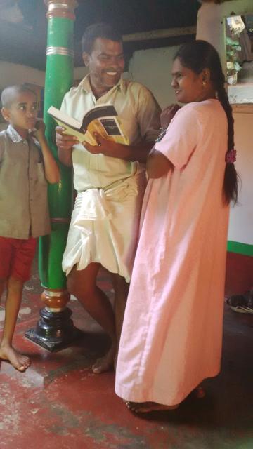 two inhabitants of rampur peruse the pages of srinivas famous book the remembered village david gellner